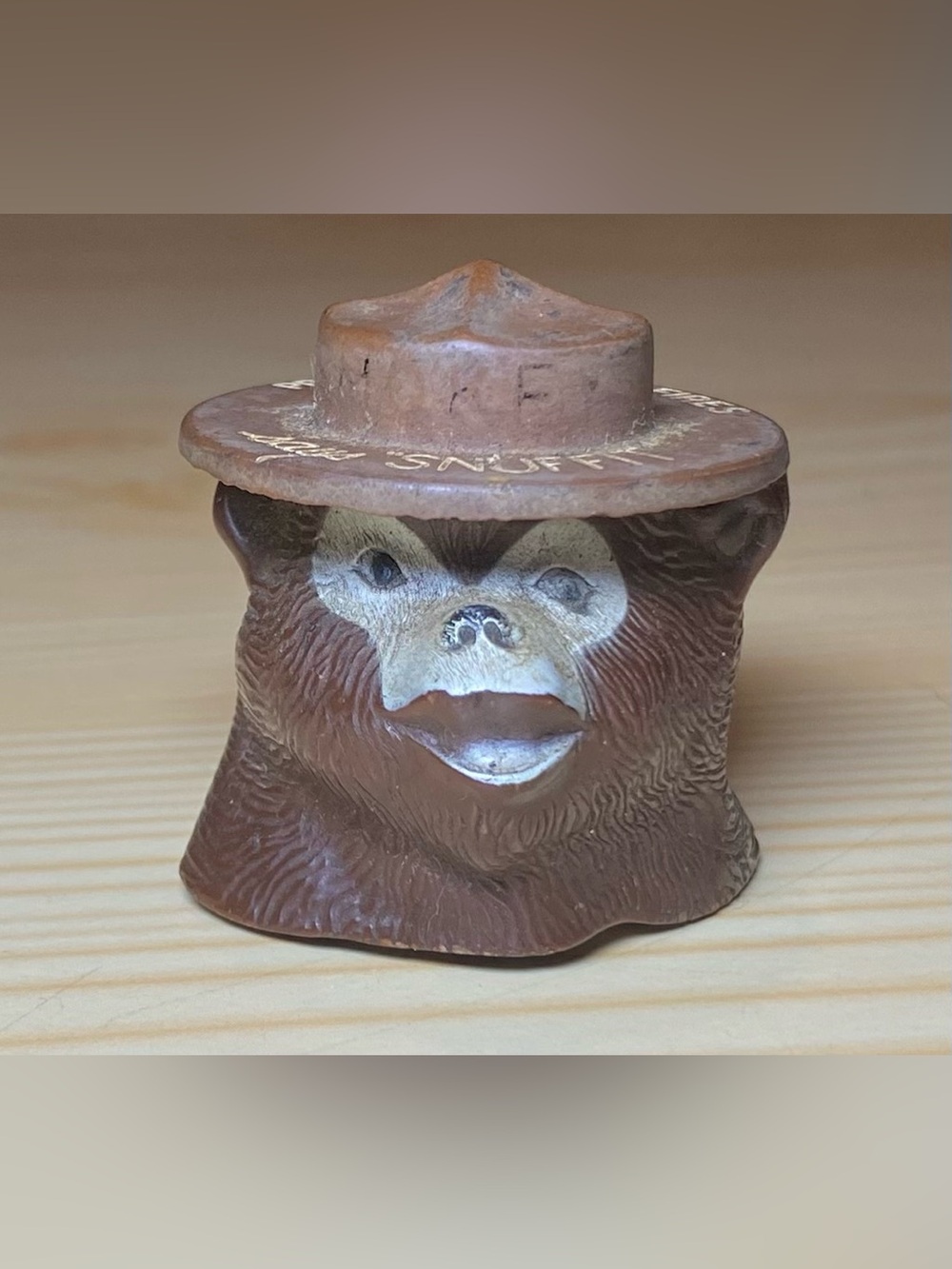 Smokey The Bear Says Snuffit Vintage MCM Cigarette Snuffer Prevent Forest Fires